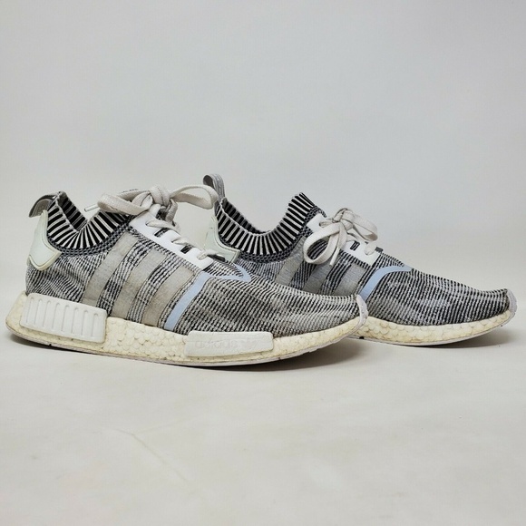 Adidas NMD_R1 PK Primeknit Oreo Glitch Shoes